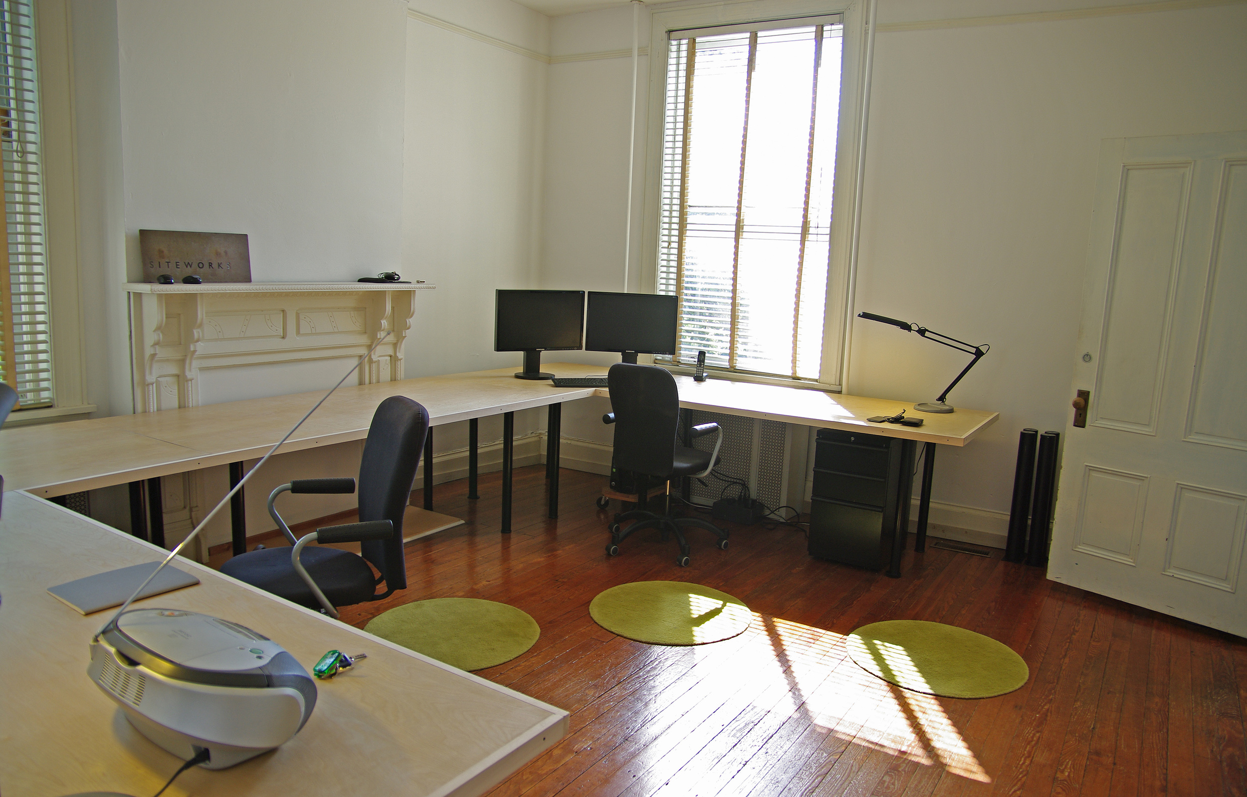 main space for Pete and Jake. 11.5 foot ceilings equals big windows and incredible light.