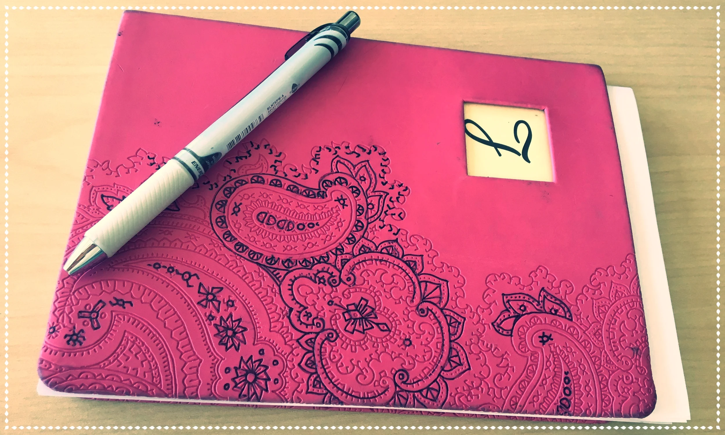 *Exhibit A. My uber-professional notebook.