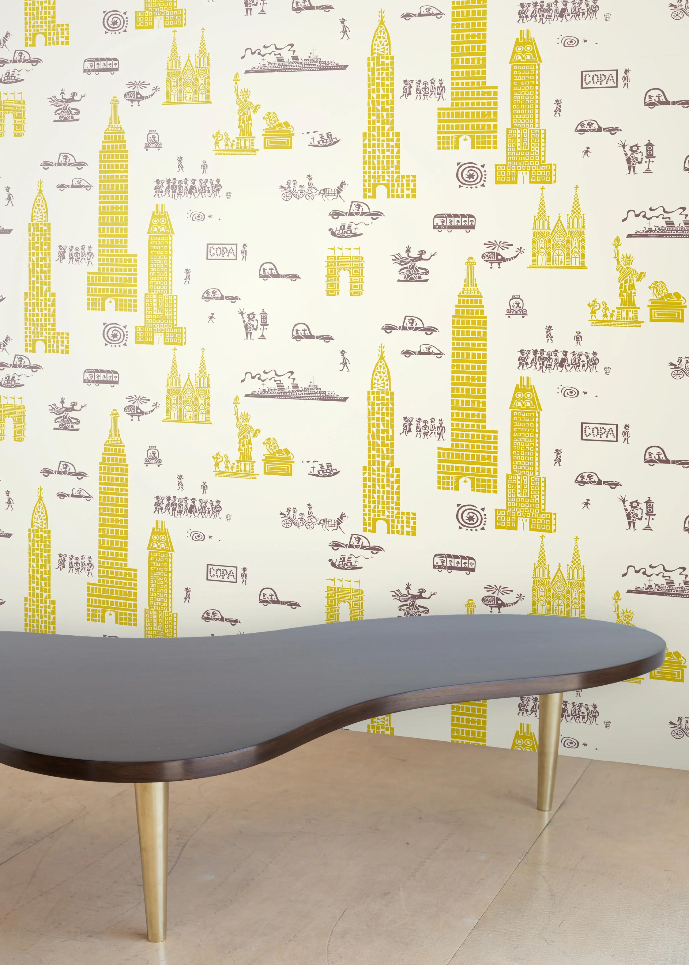Manhattan Yellow Grey