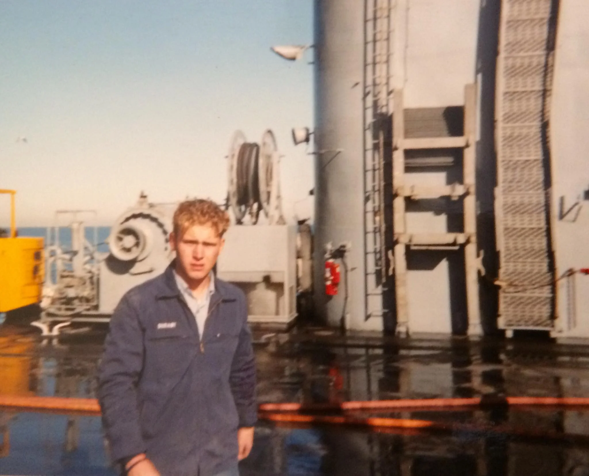 A very young Seaman Durant somewhere near Panama, circa 1992.