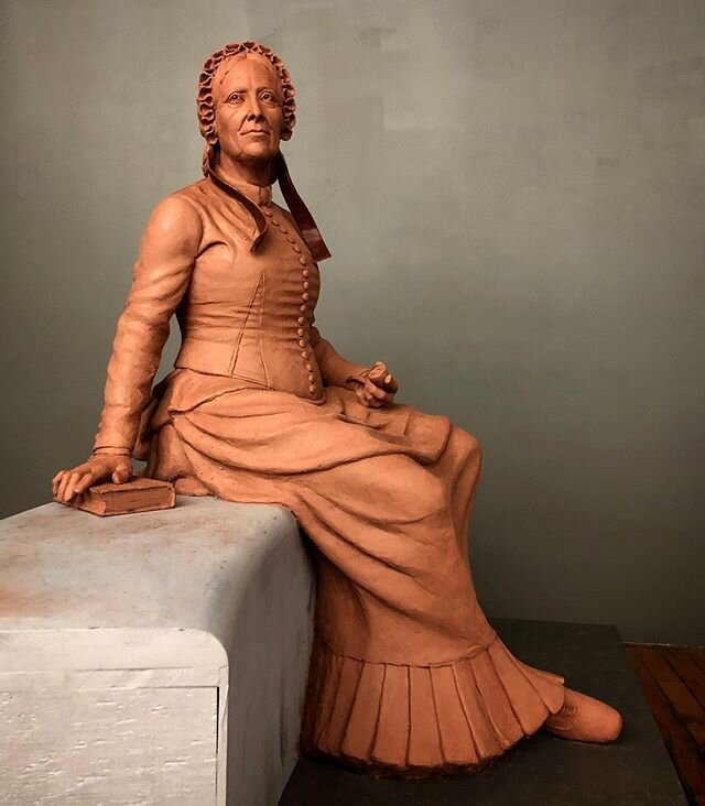 Quick pick before I removed the arms for casting. Still need to finish up a few details before I refit the arms. Next I&rsquo;ll be making the mold for the main body. #representationalart #classicalart #southcoast #lightingtheway #marion #massachuset
