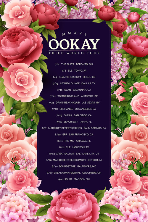 Ookay, Thief World Tour