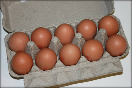 Check eggs and any other perishable food item for the expiration date before purchasing.