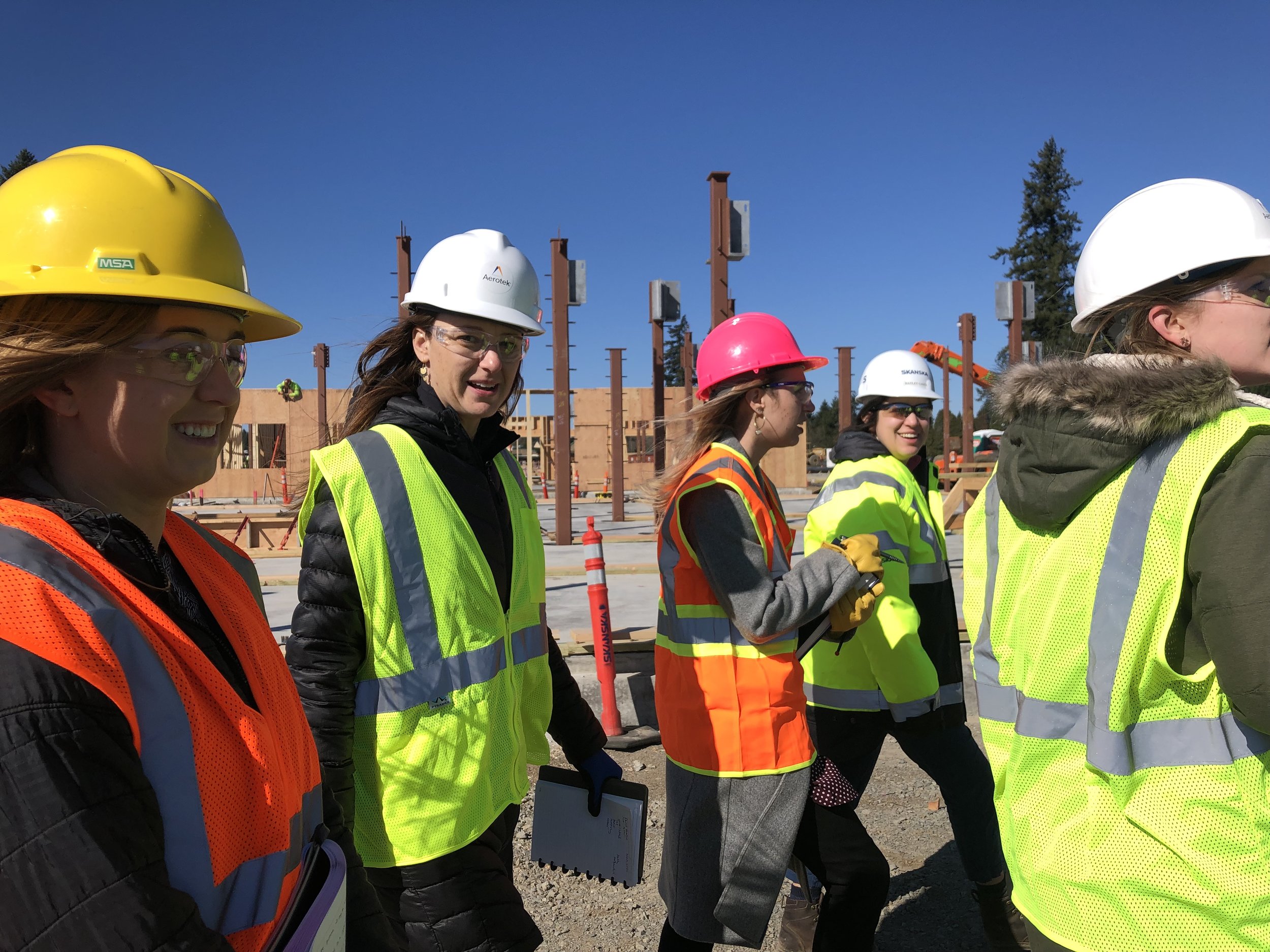  2019 WIC Week Skanska Jobsite Tour 