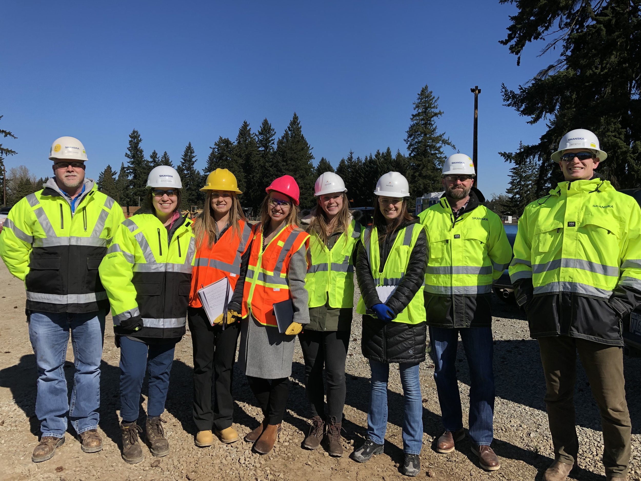  2019 WIC Week Skanska Jobsite Tour 