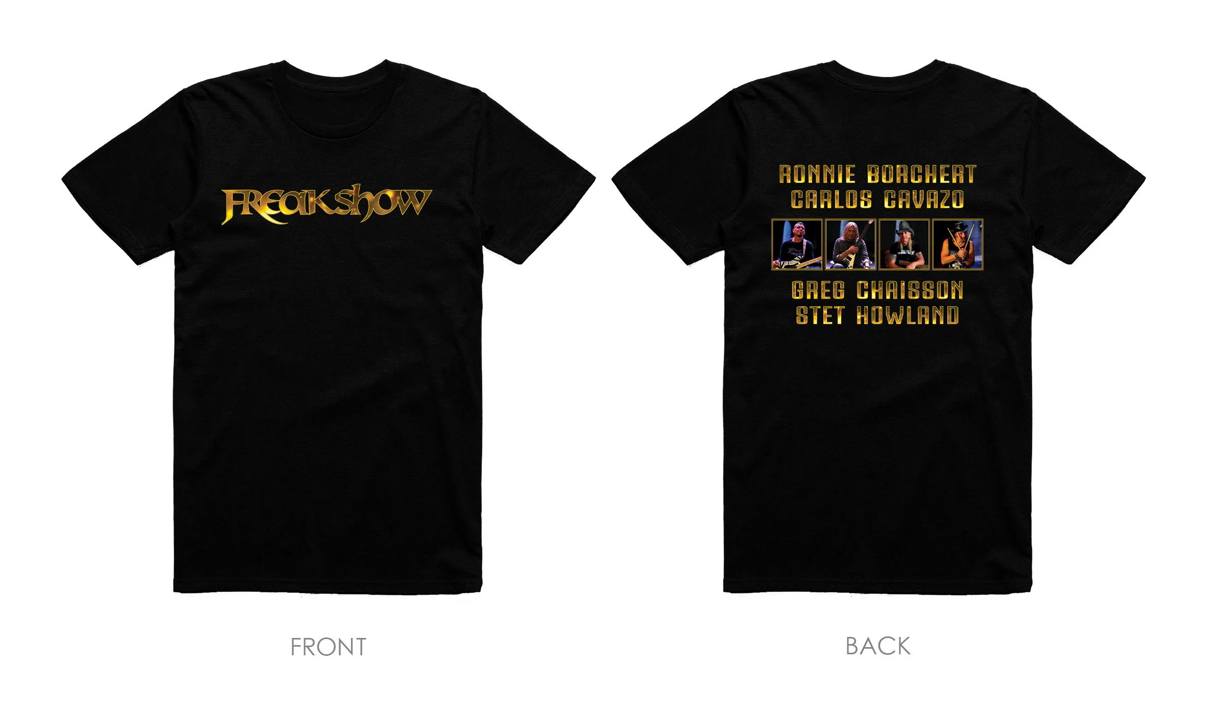 FREAKSHOW - T-shirt Mockup  - Front & Back.jpg