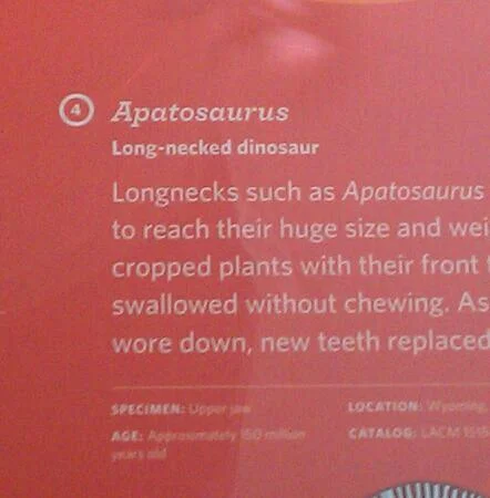 Shame on you, Los Angeles Natural History Museum.