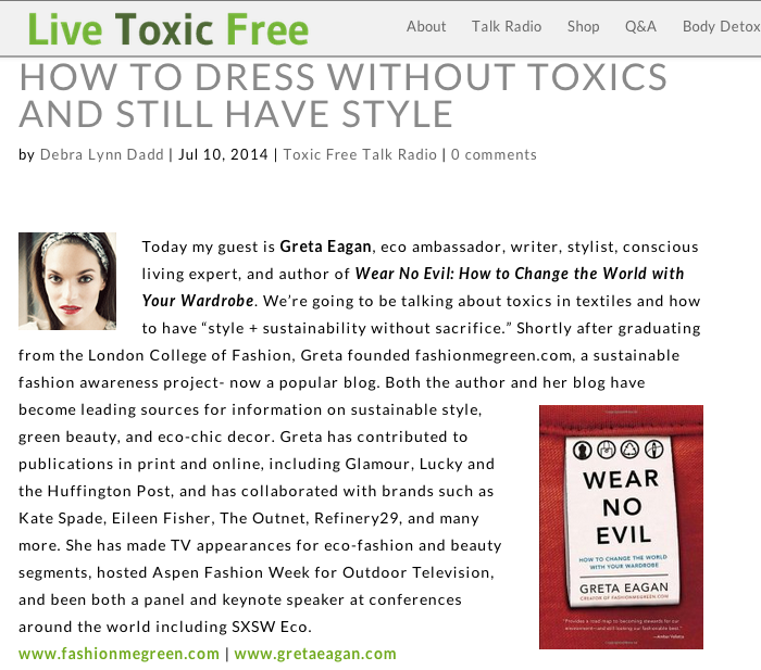Toxic Free Talk Radio