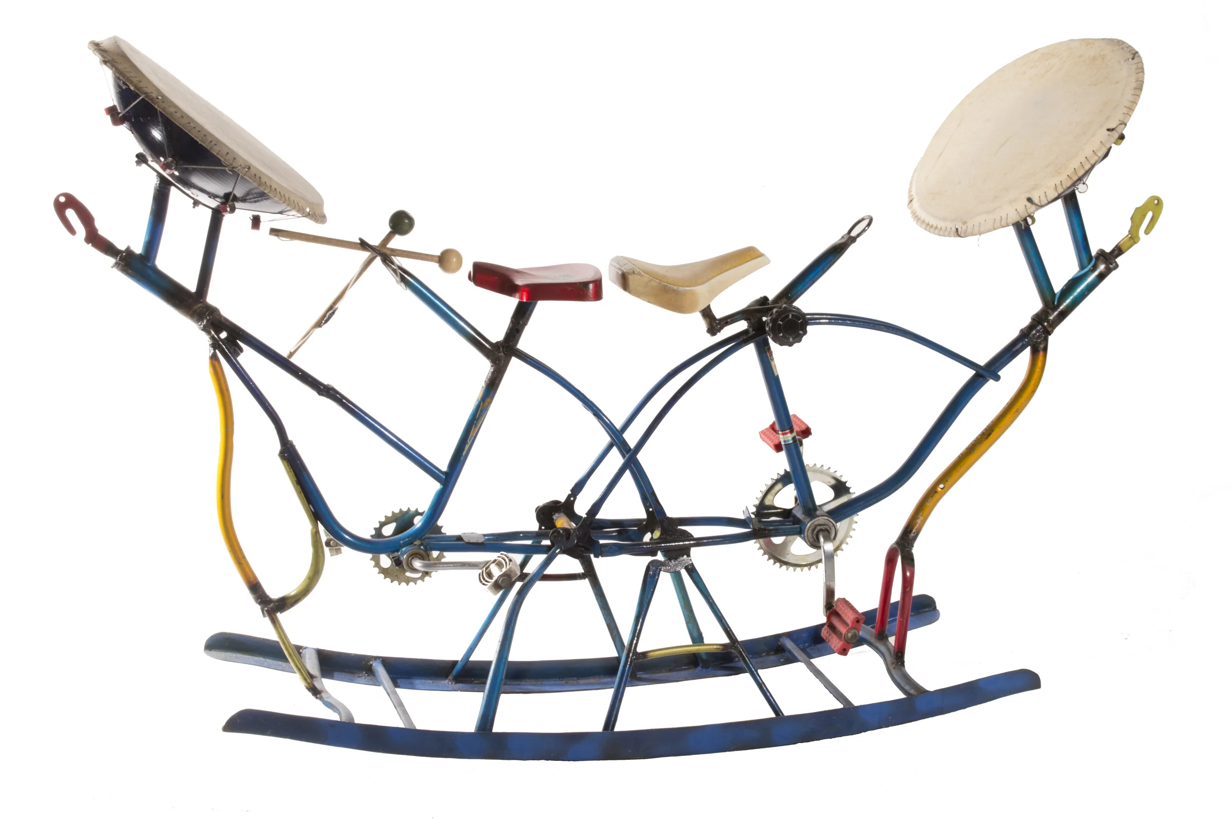 Two Seated Rocking Drum 1977