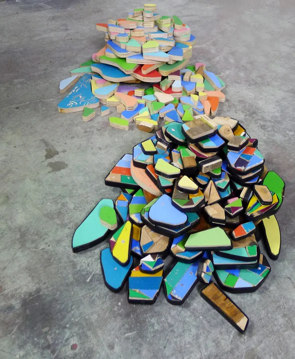 mosaic and fragmented mountains (portable landscapes)