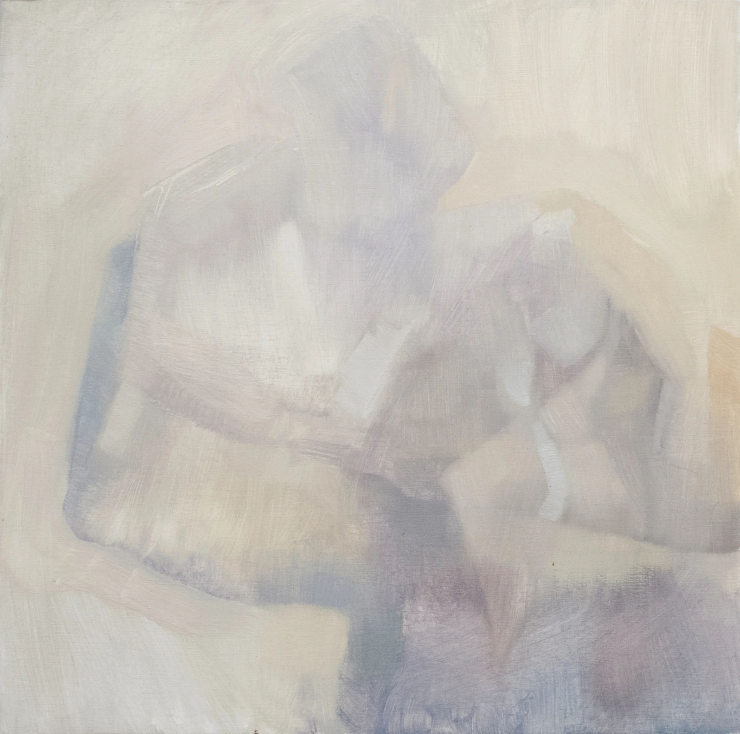 Exhalation oil on panel 14 x 14 inches