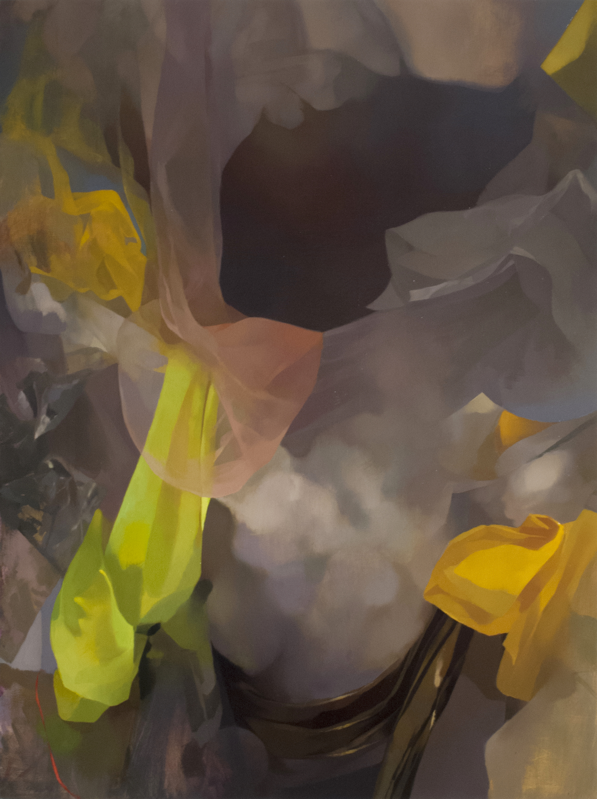 Gathering oil on panel 48 x 36 inches