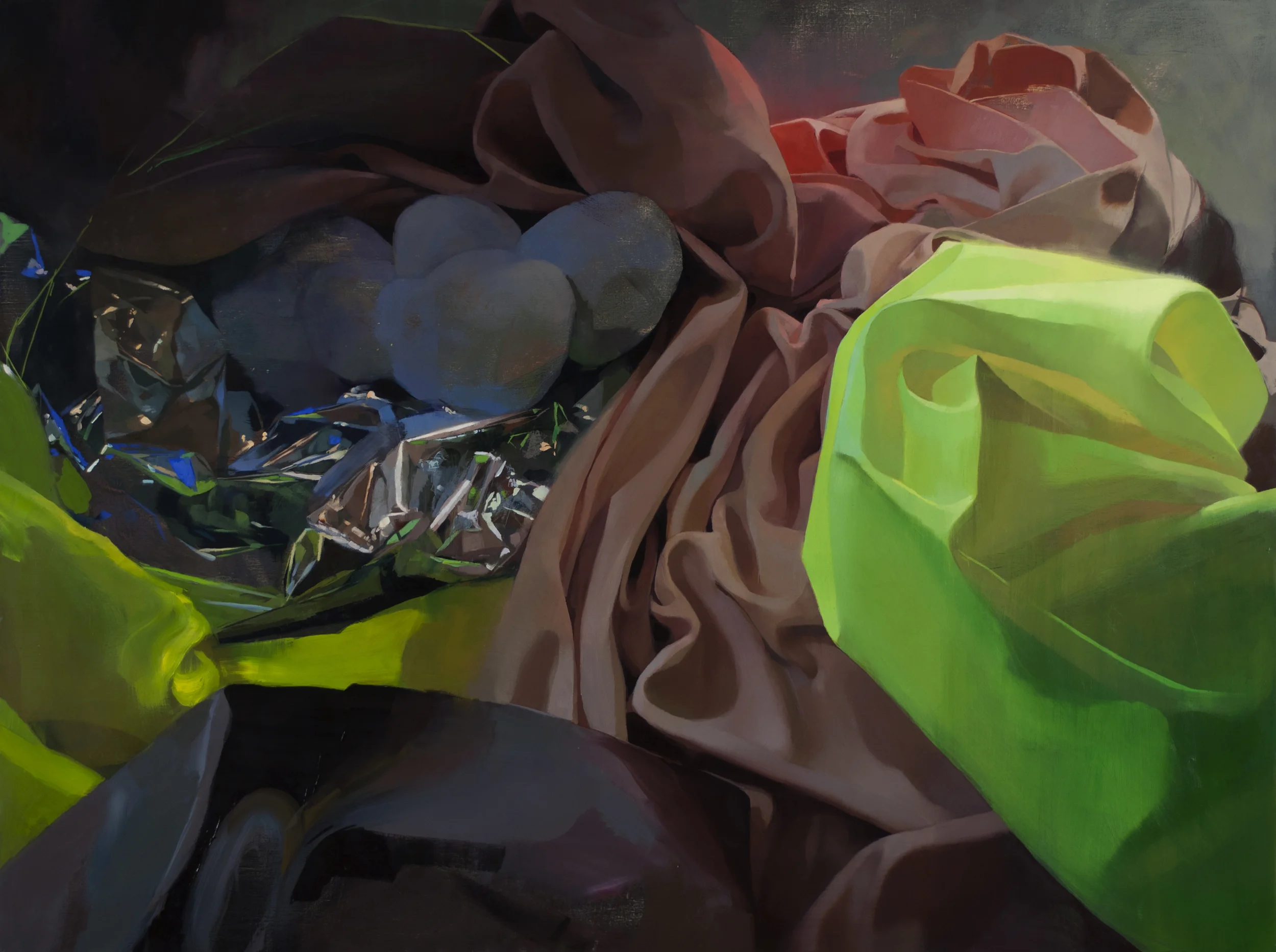 Blushing Eddy oil on panel 36 x 48 inches