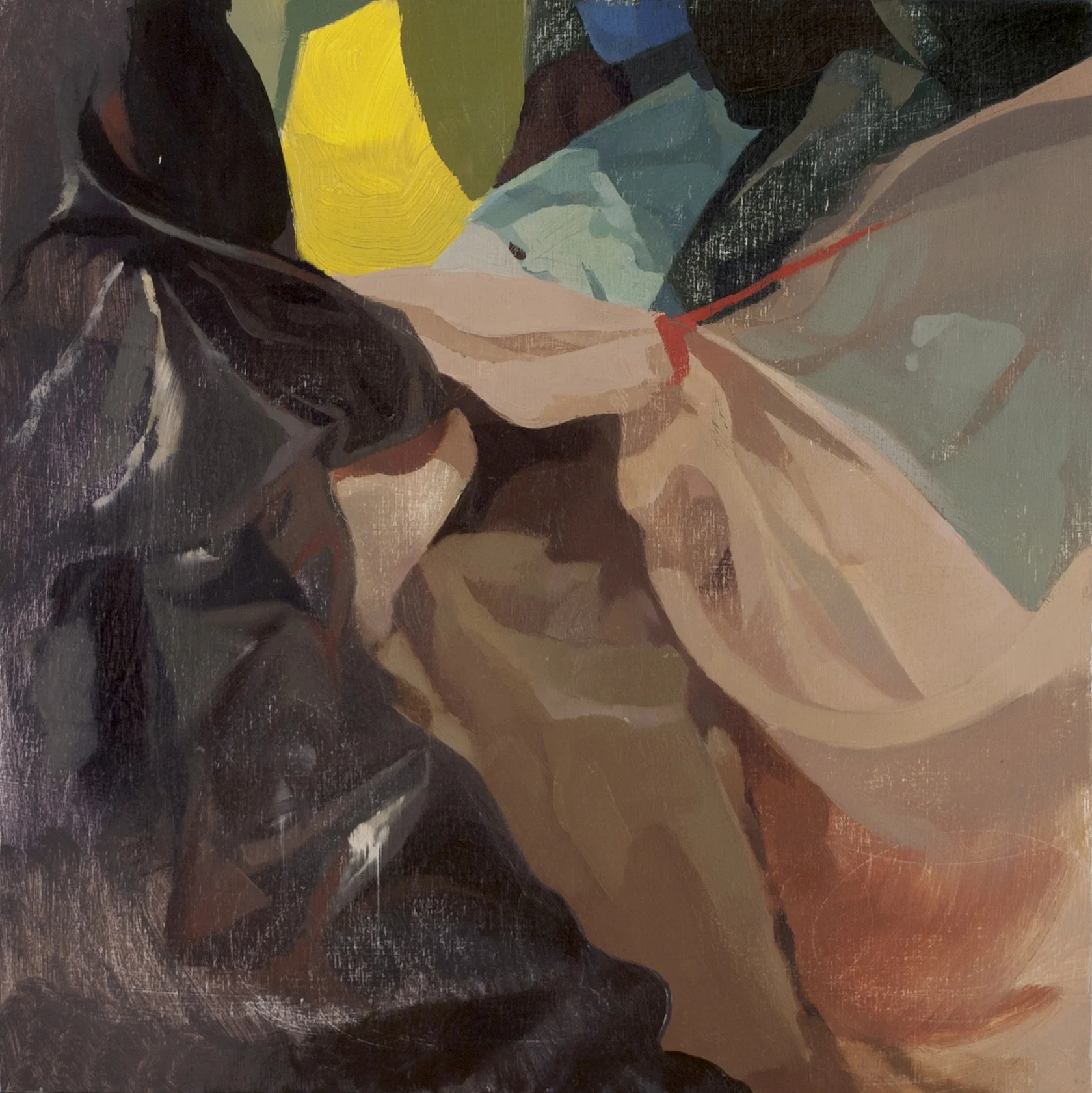 Entry oil on panel 14 x 14 inches