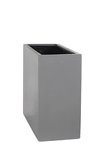 example of a terrace grc planter in a light grey painted finish