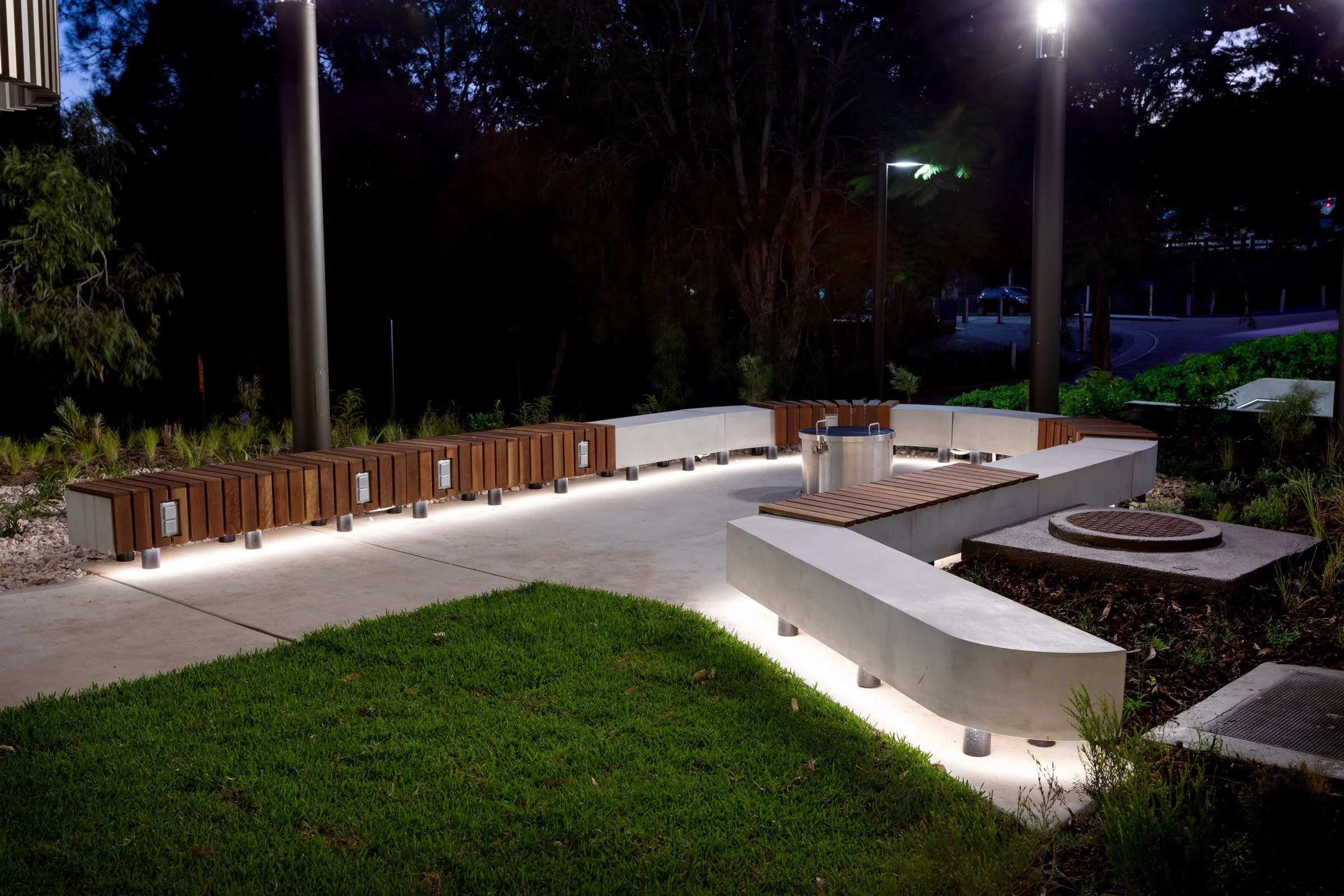 GRC Elementary Bench street furniture Satu Bumi Australia