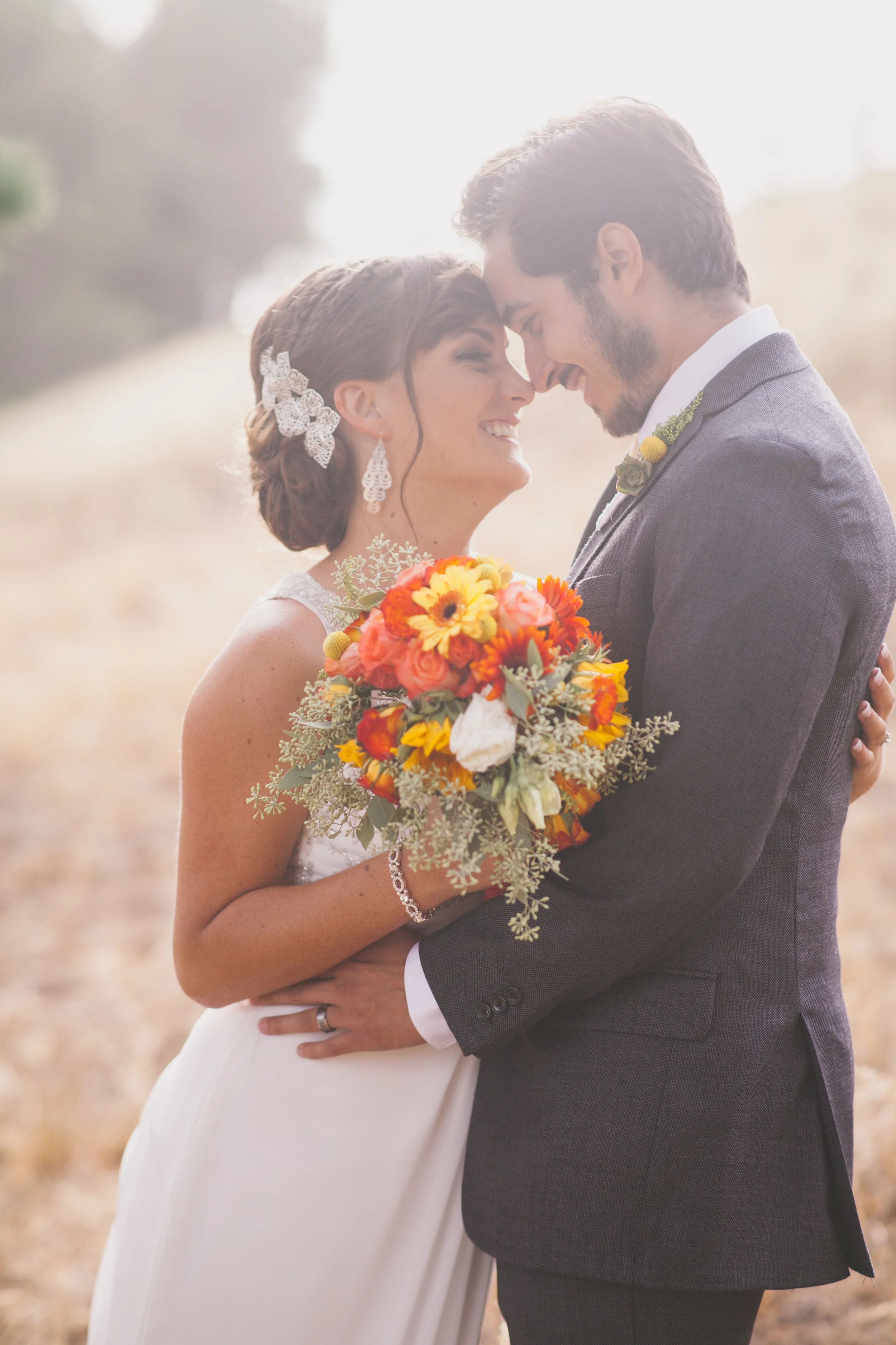 Karly + Matt's Backyard Vintage Wedding