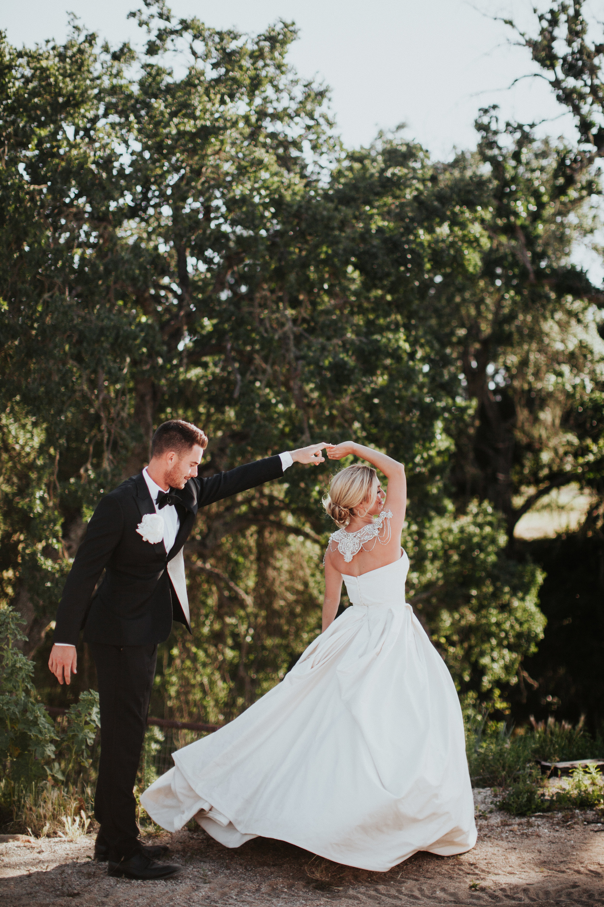 Georgia + Isiah's Elegant Garden Party Wedding in San Luis Obispo