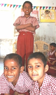  Laxman (left) and Badal, Mahesh (back)
