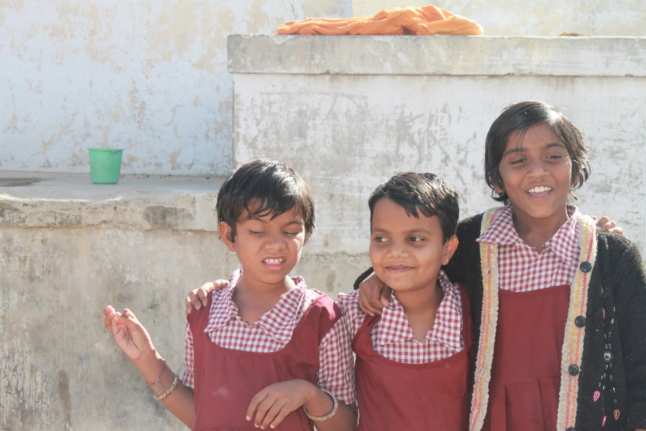 Priyanka (left), 10 years old