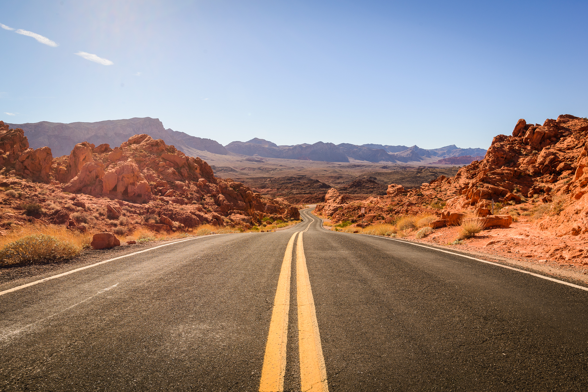 Road into the Valley of Fire