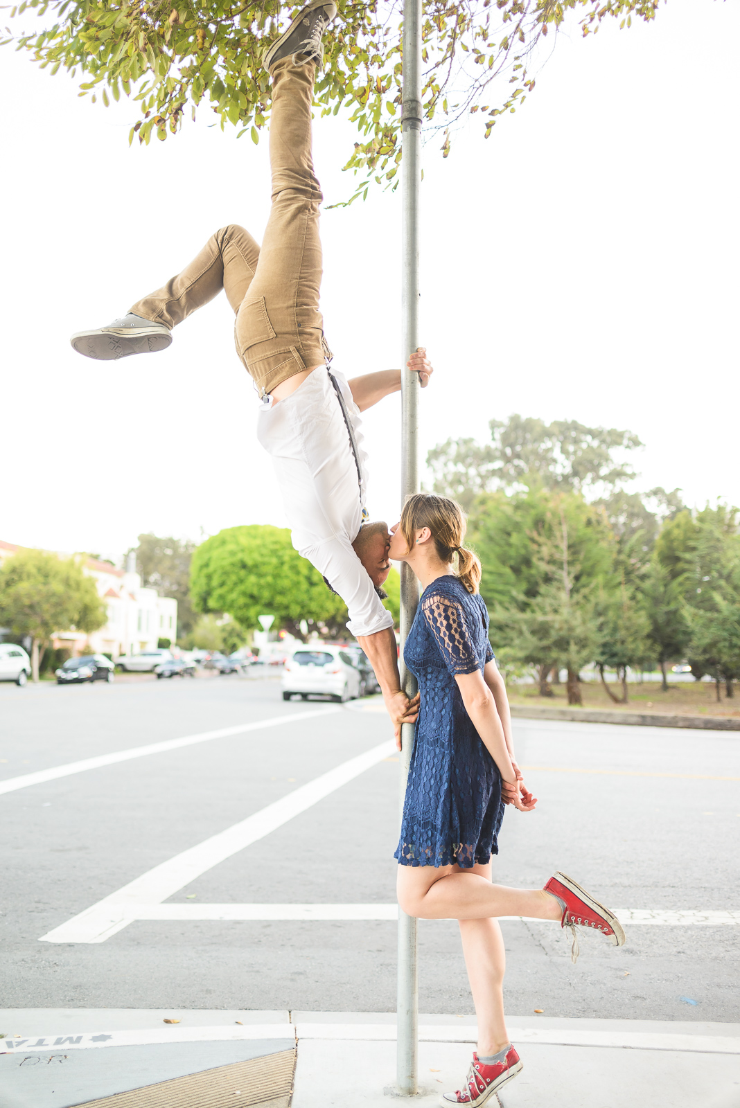 Acrobatic Kissing Photo