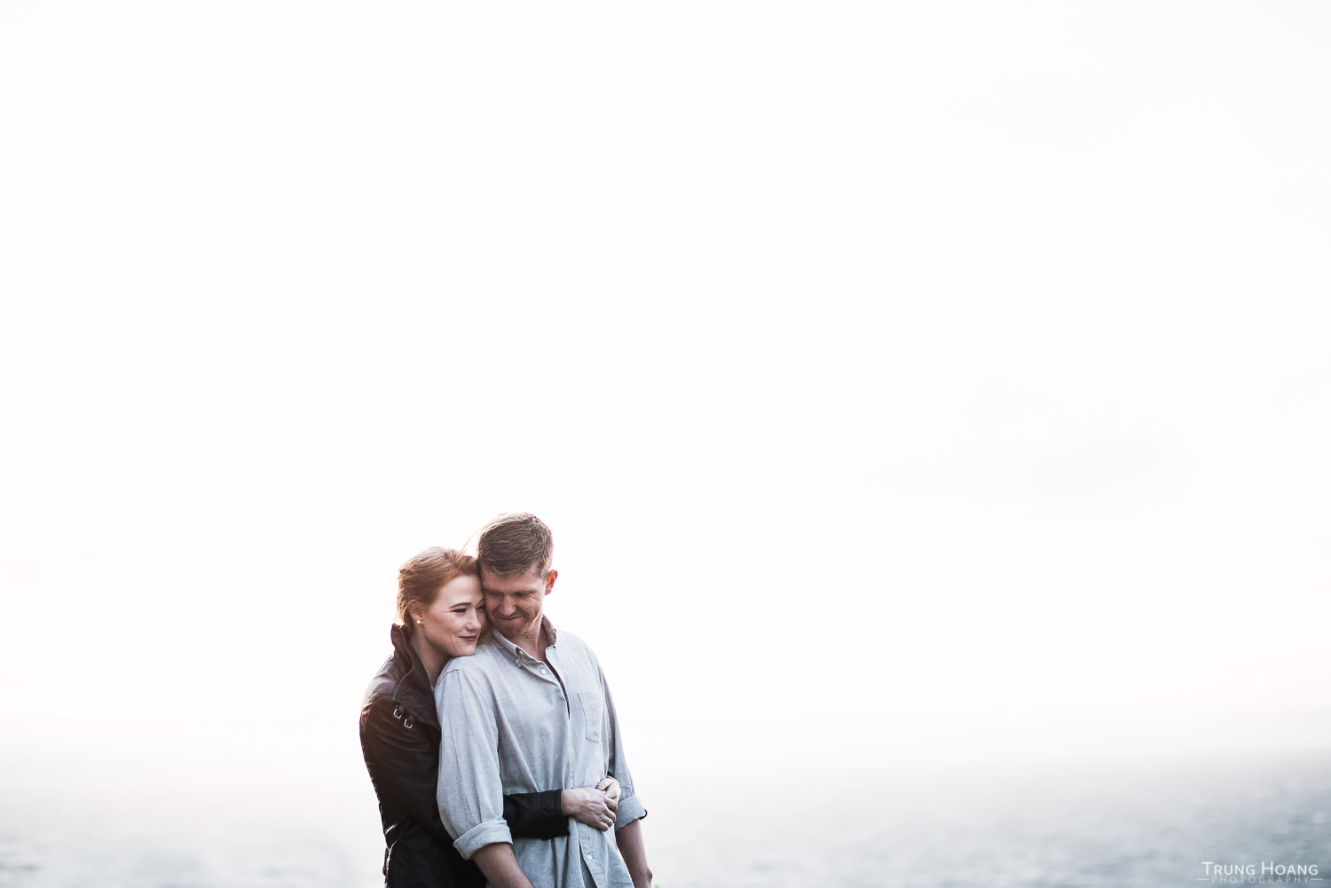 Ocean View Engagement Photo