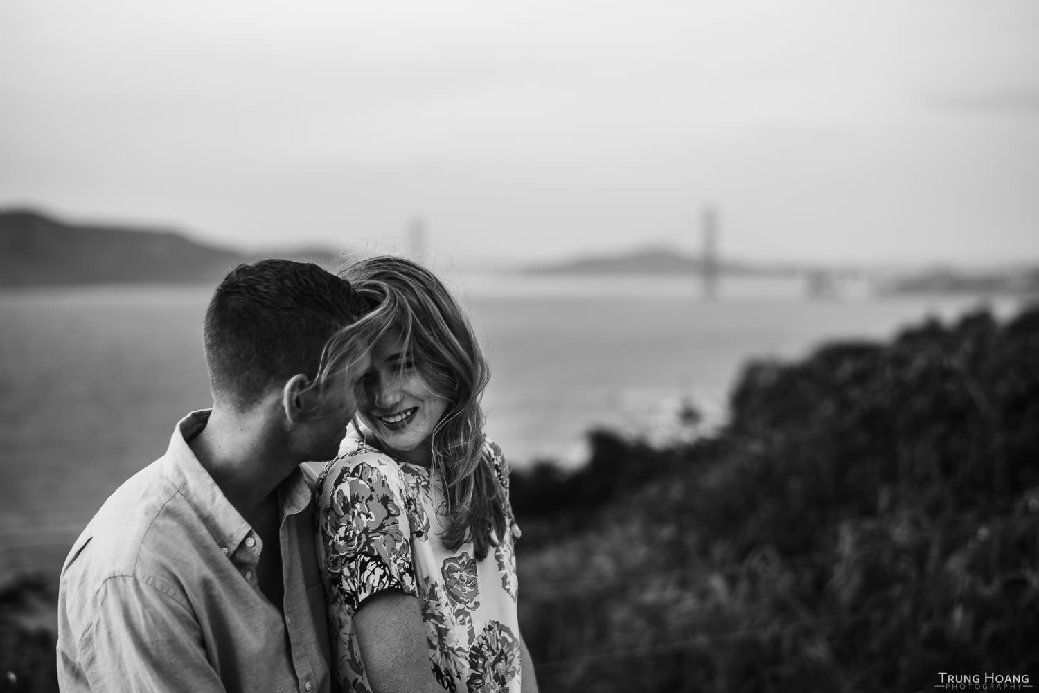 Golden Gate Bride Engagement Photos