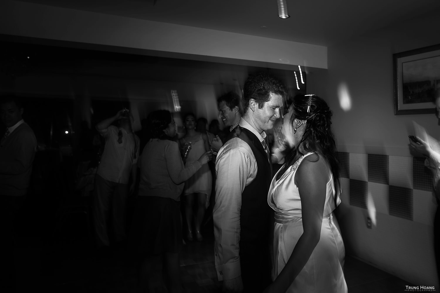 Bride and Groom Dance Floor Photo