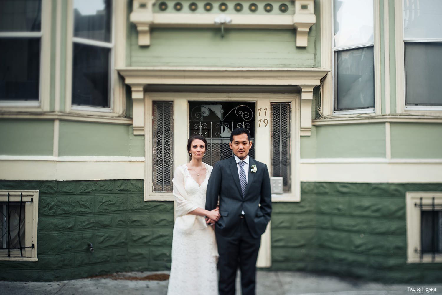 Urban wedding photoshoot