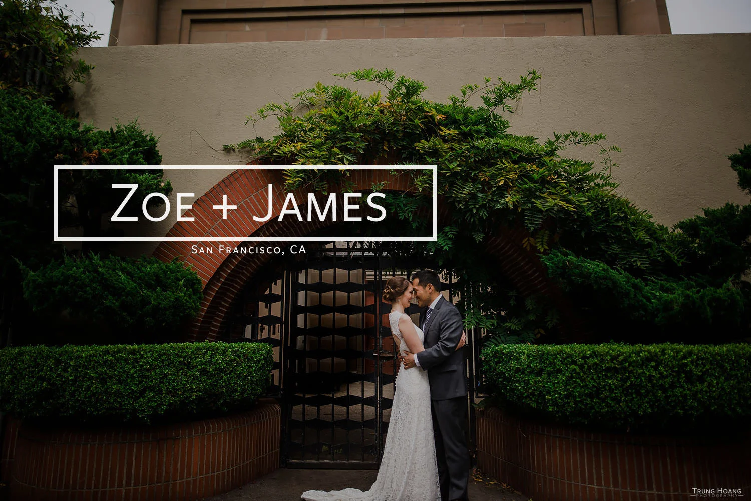 Shakespeare Garden Wedding // Zoe + James // San Francisco Wedding Photographer