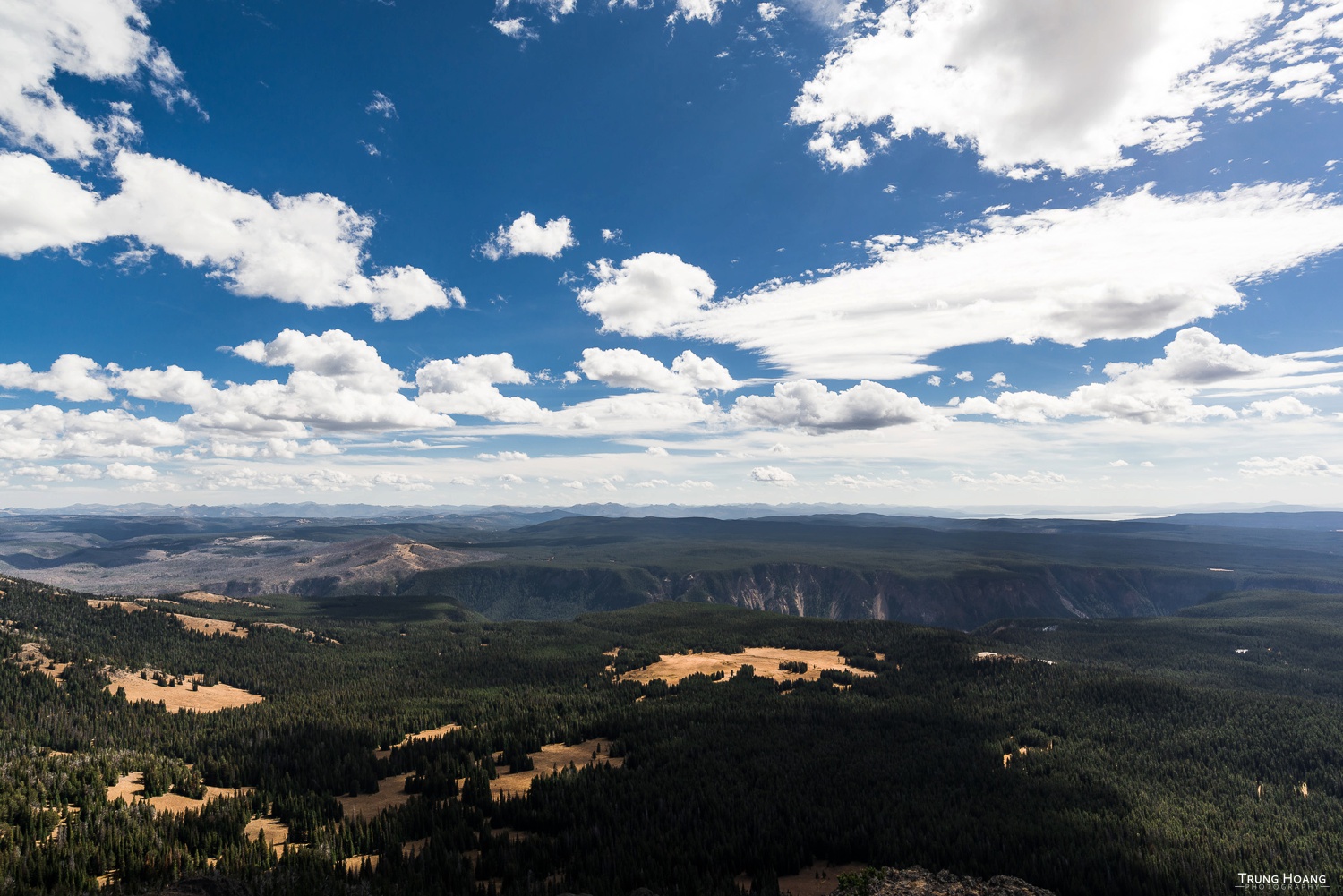 Grand Canyon of Yellowstone from Mt Washburn