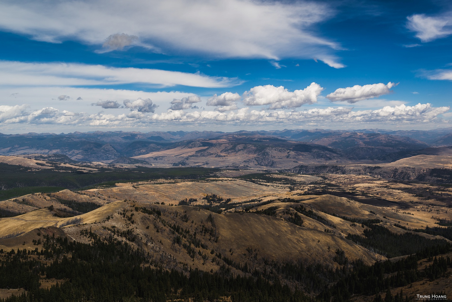 Yellowstone National Park from Mount Washburn