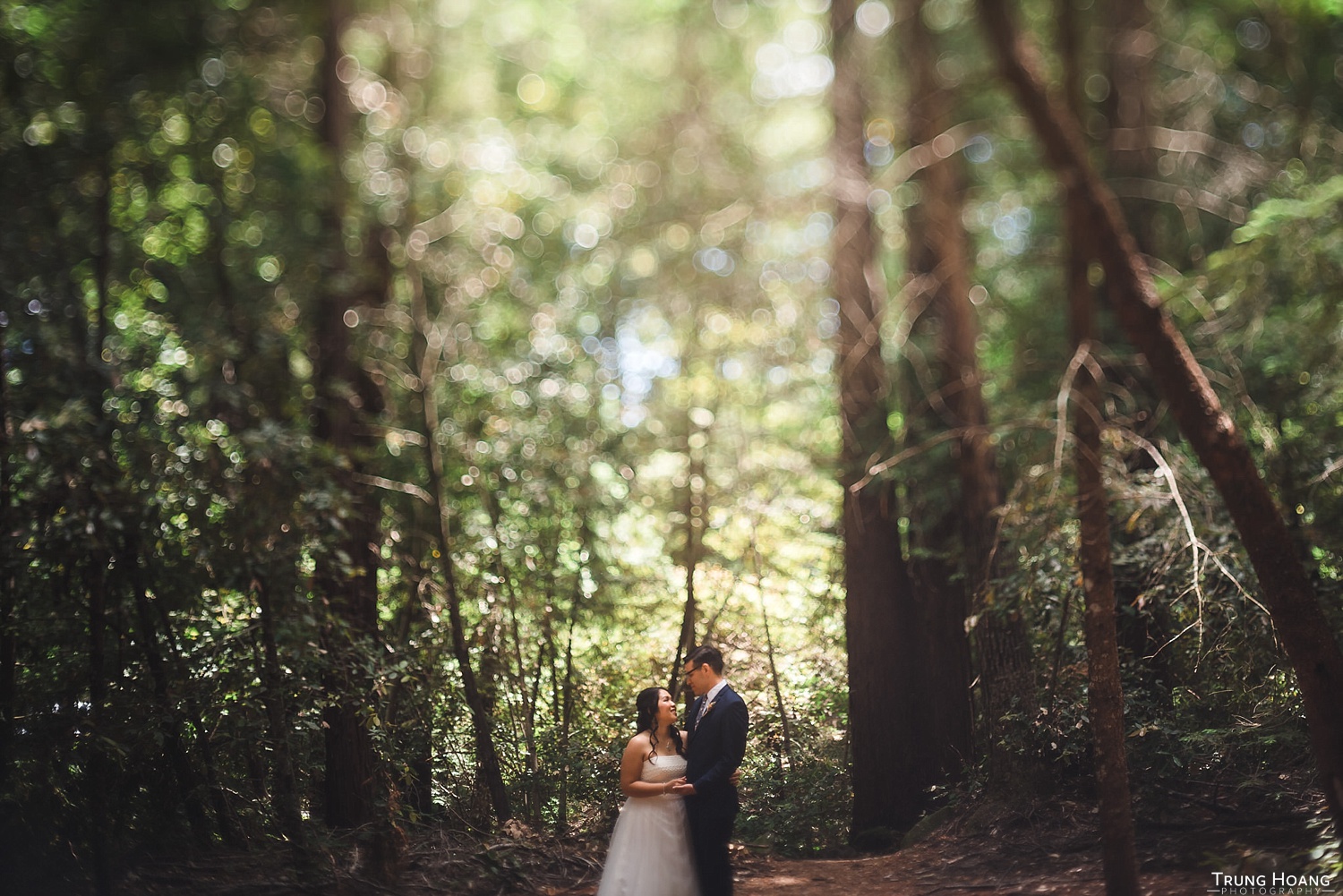 Free lensing Wedding Portrait