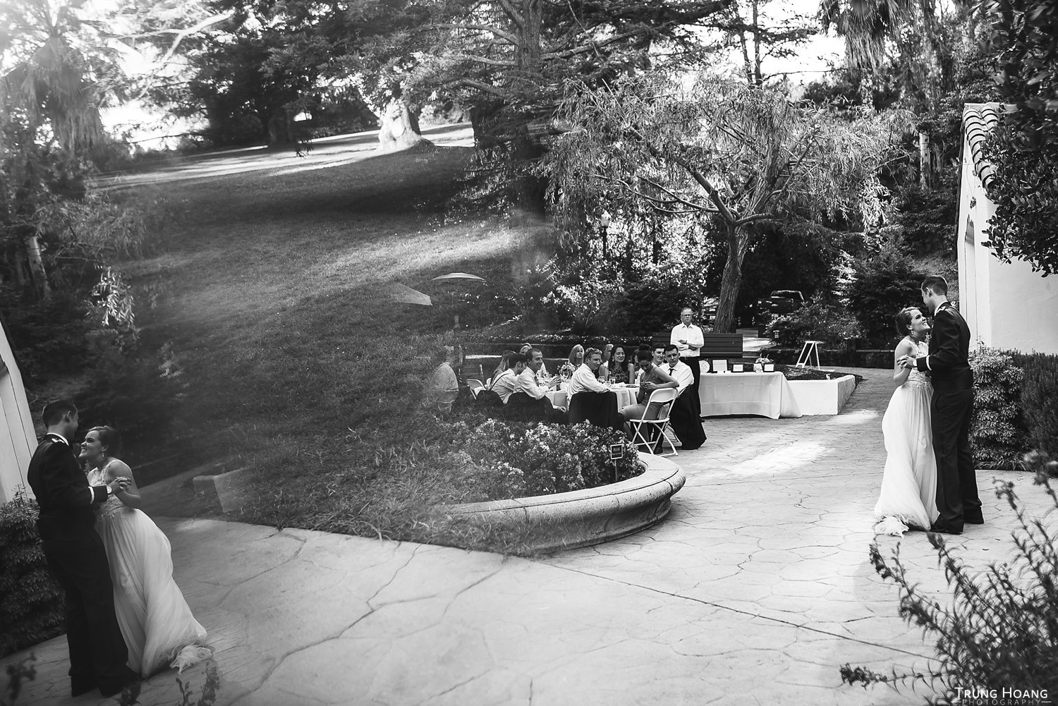 Abstract wedding photograph