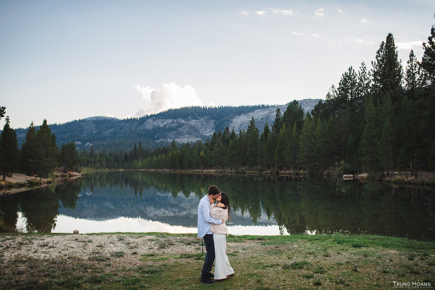 Couples photo at Baron Lake, South Lake Tahoe
