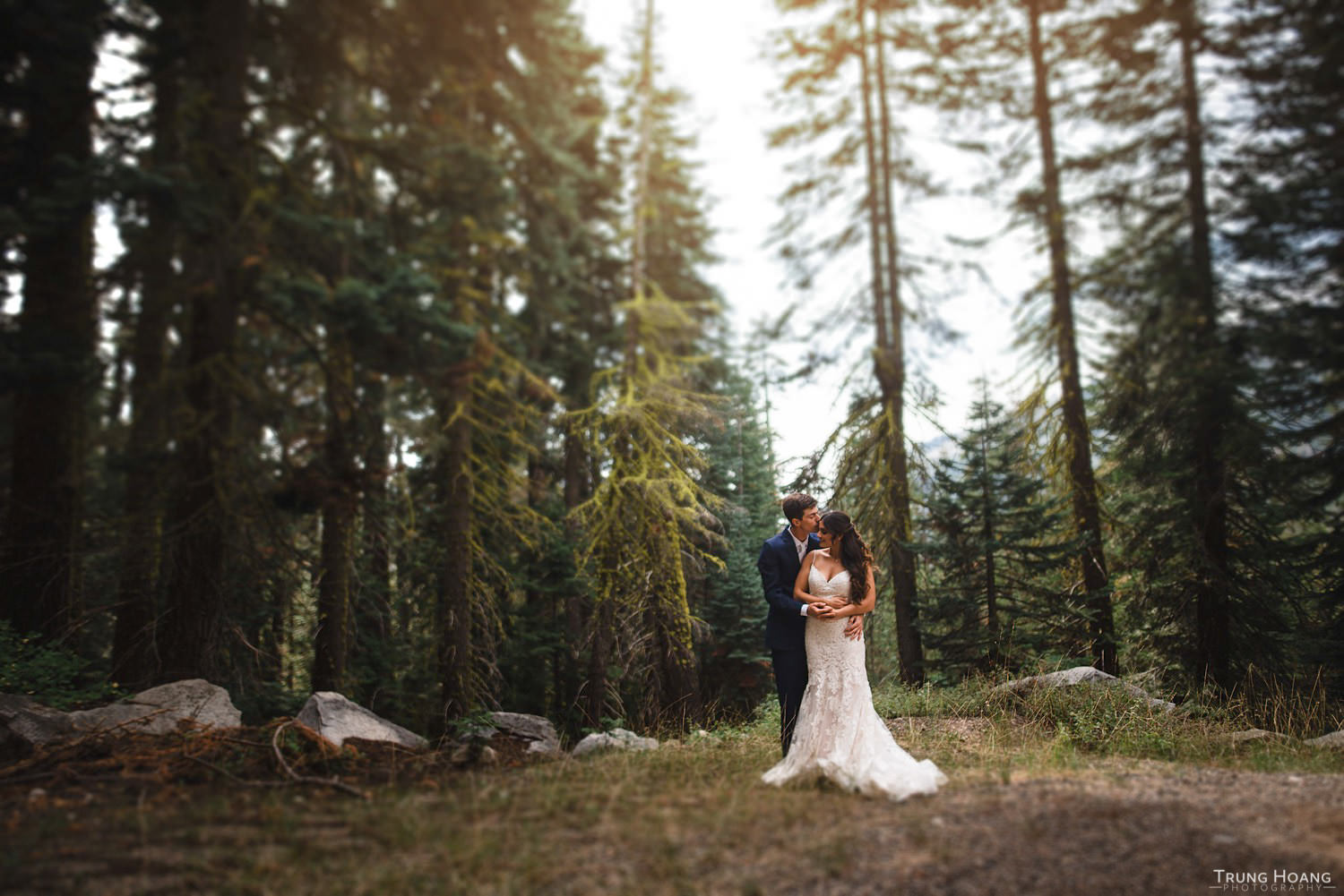 Faux Tilt-Shift Wedding Photography