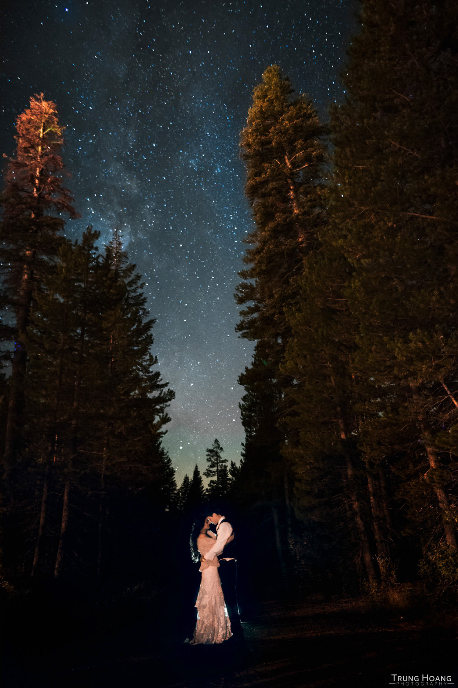 Night Sky Couples Portrait