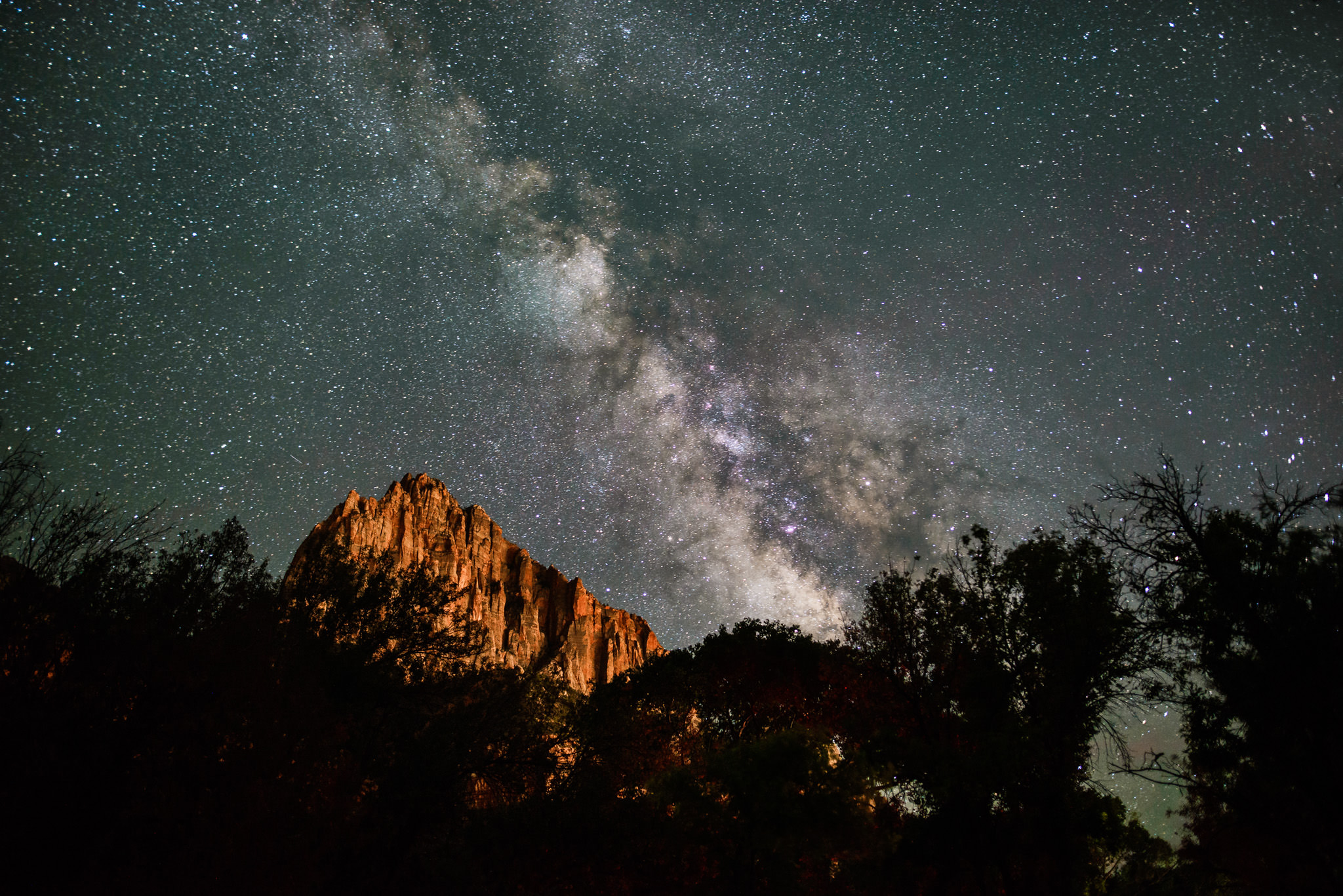 Watching the Milky Way, Zion National Park