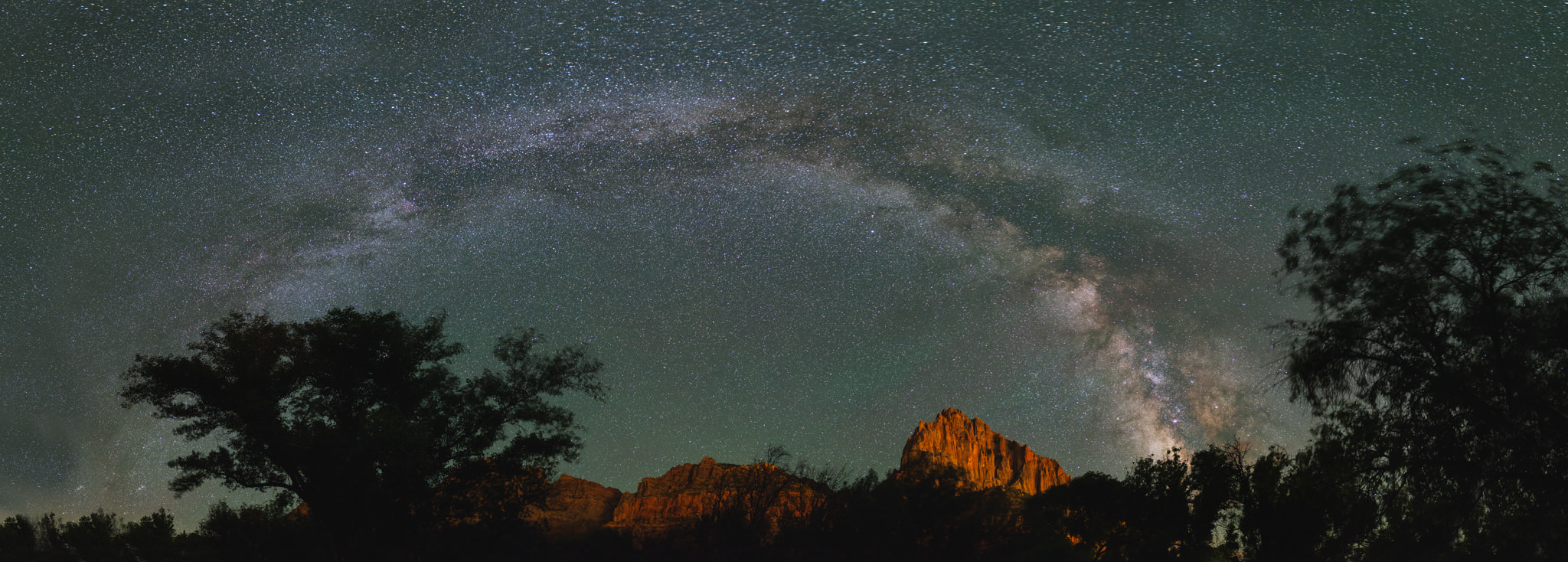 Galaxy over Zion