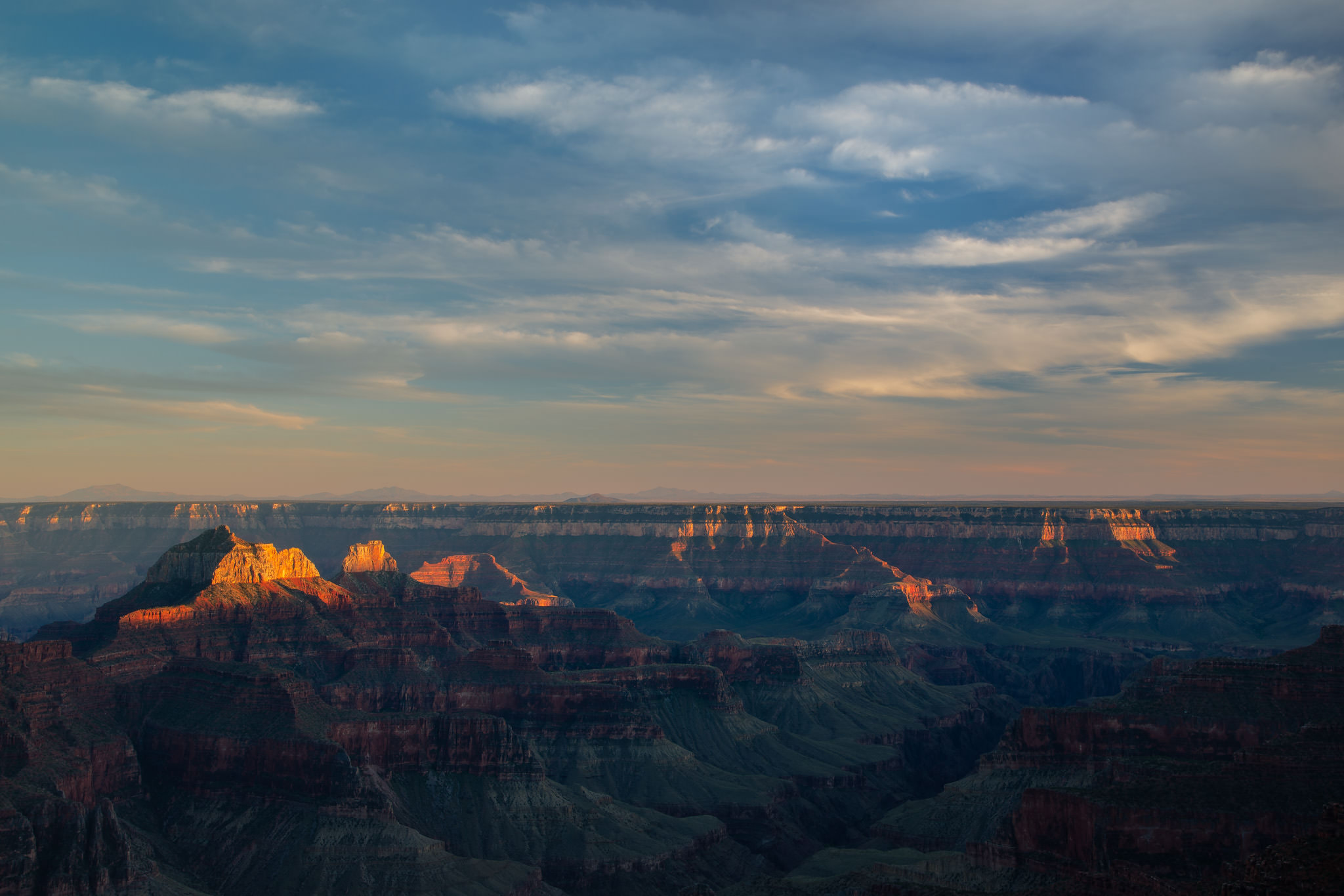 Last Light on the Grand Canyon