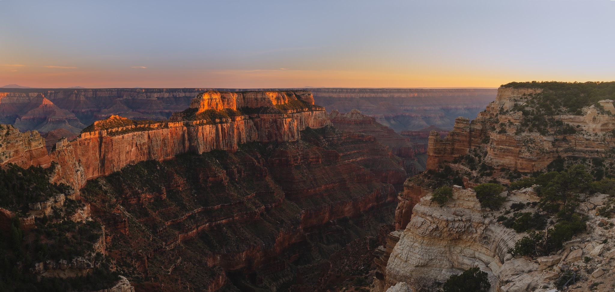 Sunset at Wotan's Throne