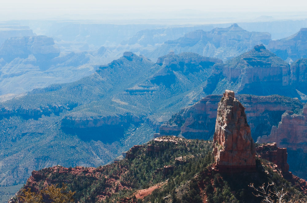  Point Imperial, North Rim of the Grand Canyon, 100% center crop 