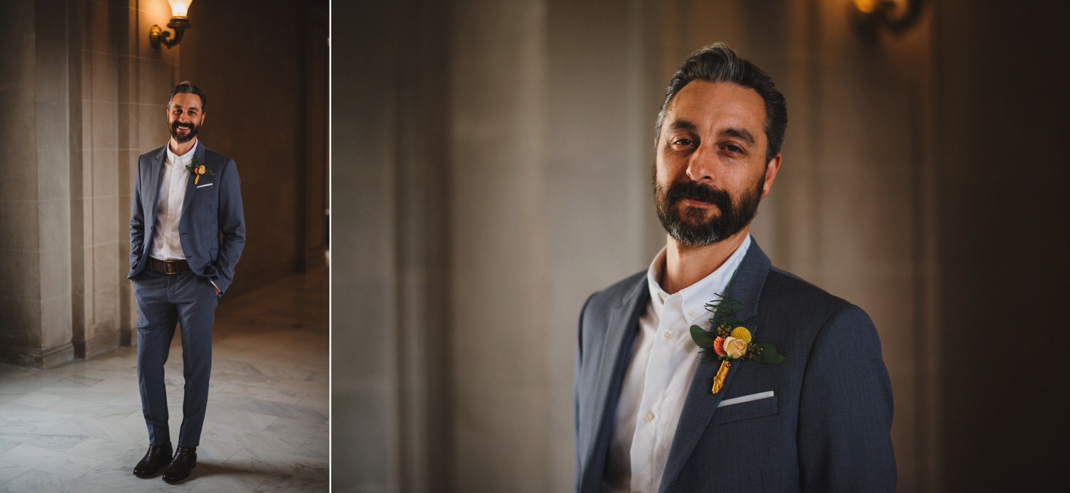 San Francisco City Hall Groom