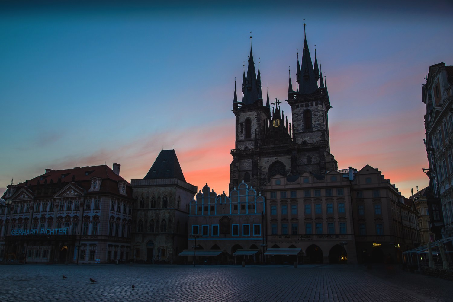 Old Town Square at Sunrise // Prague Travel Photography