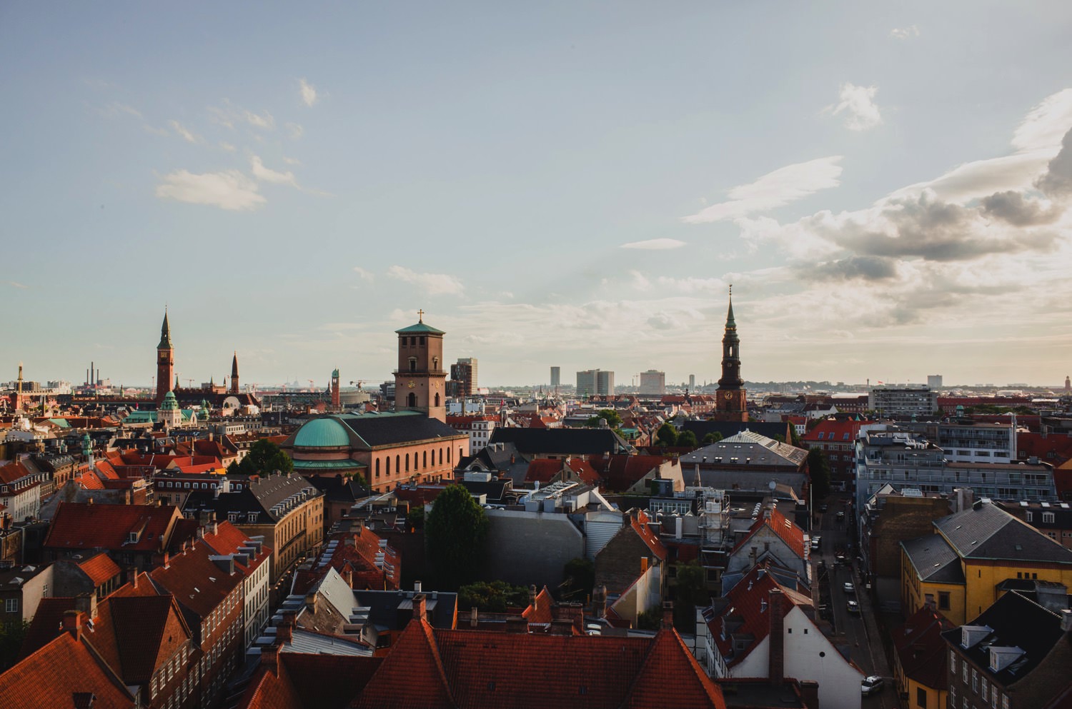View from The Round Tower (Rundetaarn) // Copenhagen Travel Photography
