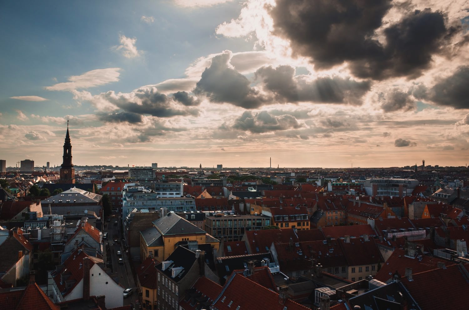 View from The Round Tower (Rundetaarn) // Copenhagen Travel Photography