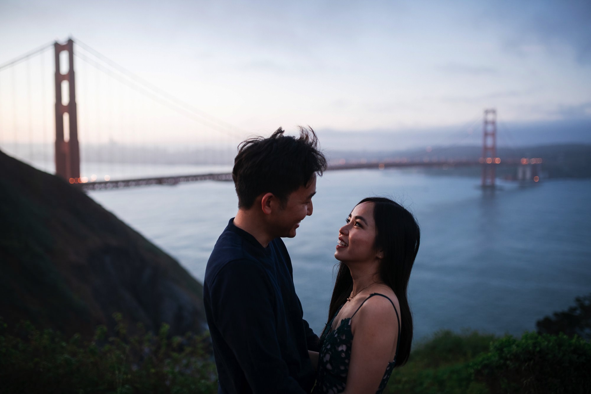 Marin Headlands Engagement Session // Alan + Thu - Photo by Trung Hoang Photography | www.trunghoangphotography.com | San Francisco Bay Area Wedding Photographer