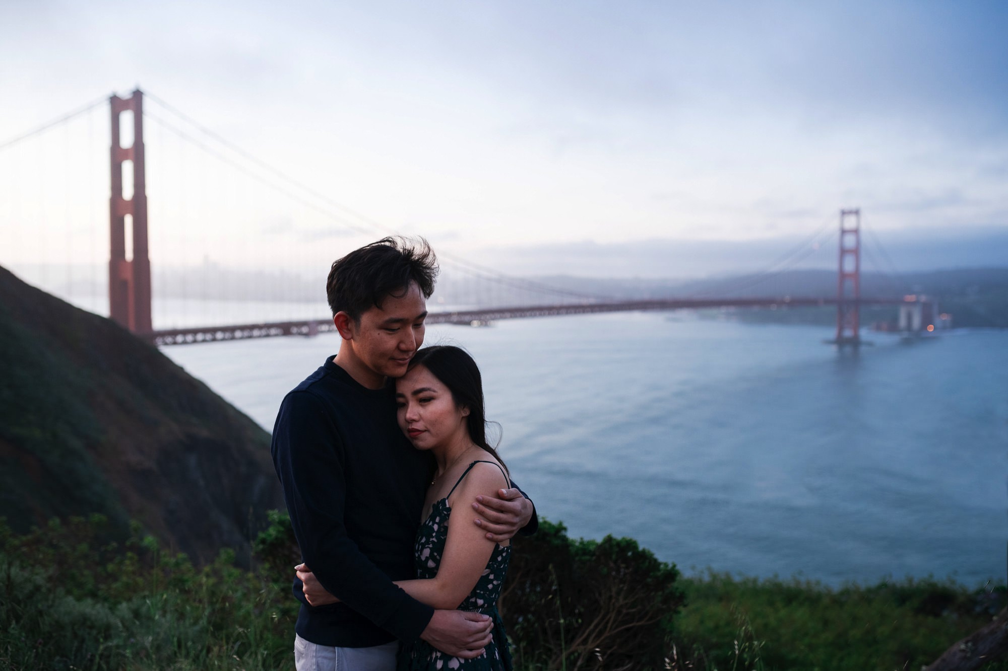  Marin Headlands Engagement Session // Alan + Thu - Photo by Trung Hoang Photography | www.trunghoangphotography.com | San Francisco Bay Area Wedding Photographer 