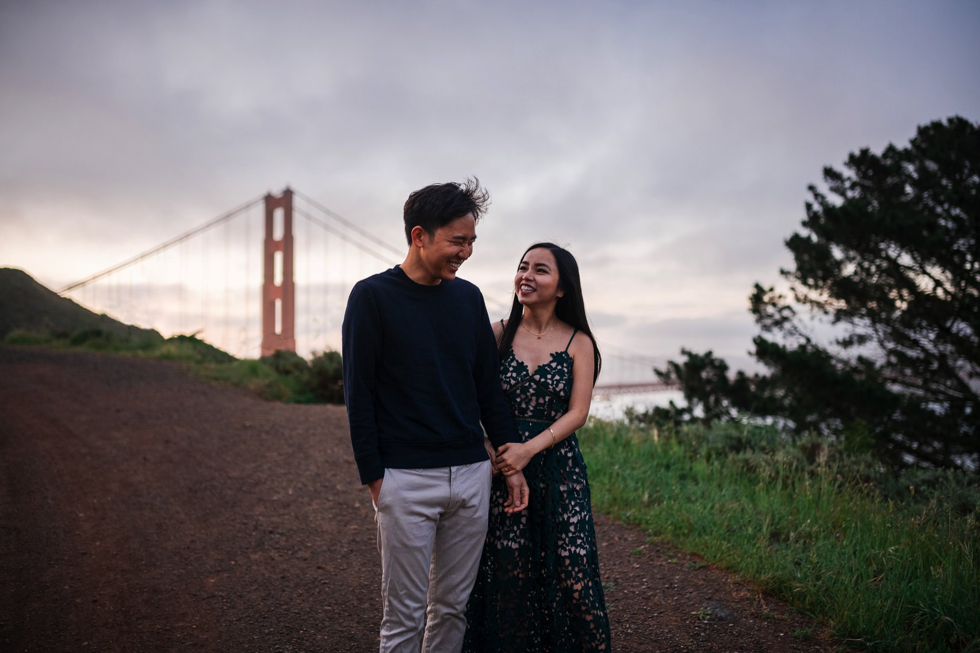  Marin Headlands Engagement Session // Alan + Thu - Photo by Trung Hoang Photography | www.trunghoangphotography.com | San Francisco Bay Area Wedding Photographer 